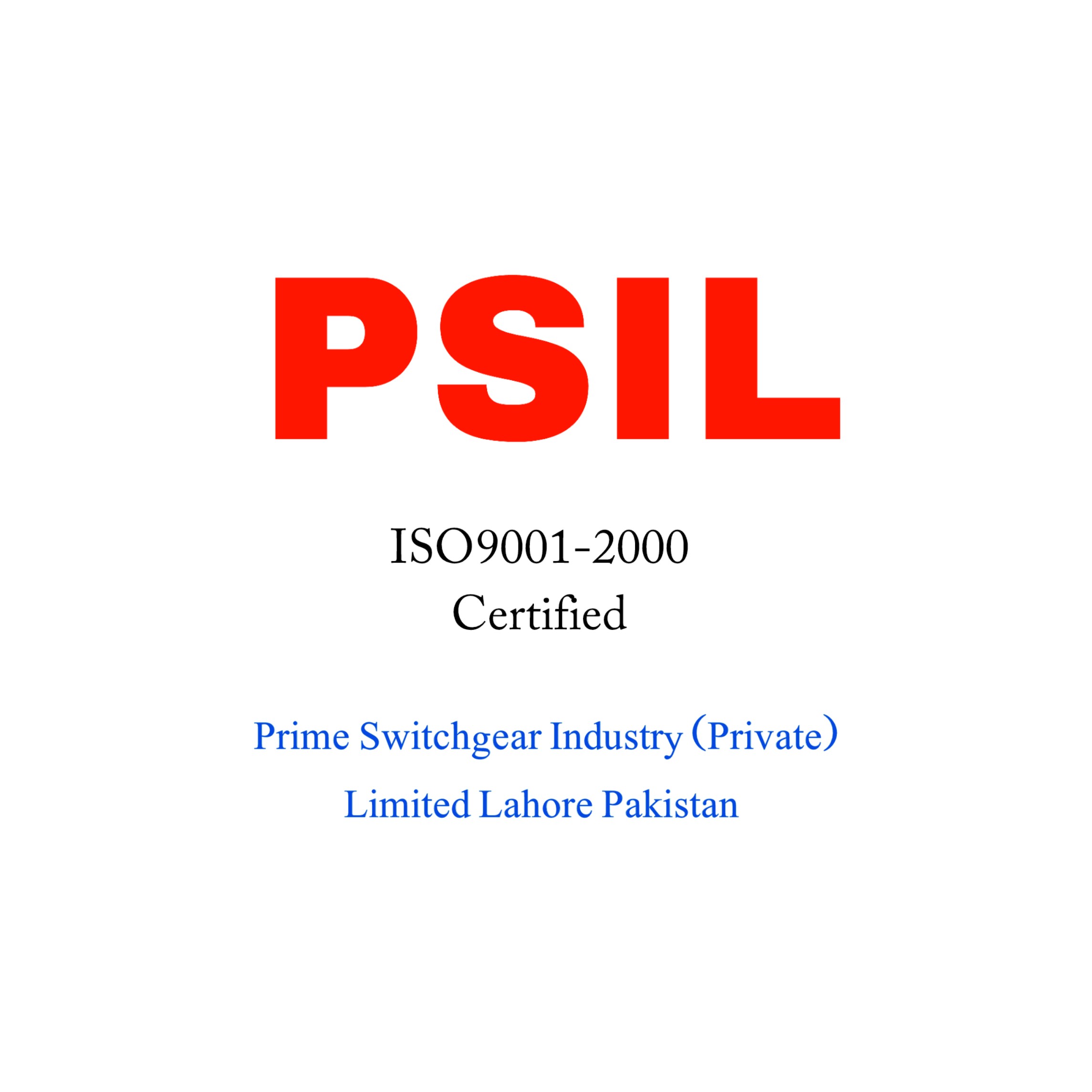 PRIME SWITCHGEAR INDUSTRY (PVT) LTD.