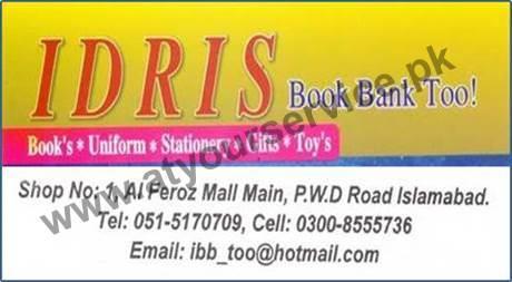 Idris Book Bank